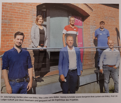 Zeitungsartikel über das diBa Modellprojekt in Meldorf